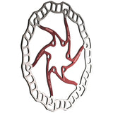 Disco Ashima Aro 08 Rosso - 160mm