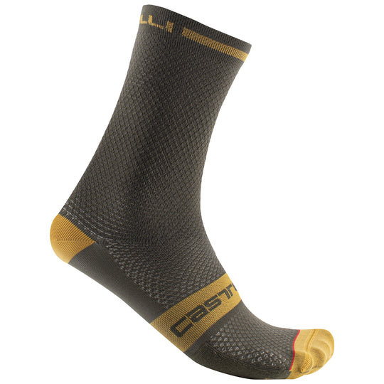 Calze Castelli Superleggera T 12 - Verde giallo