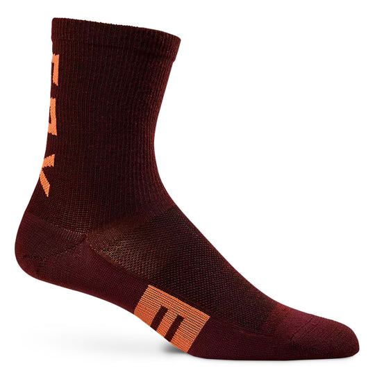 Chaussettes Fox Flexair Merino 6 - Bordeaux
