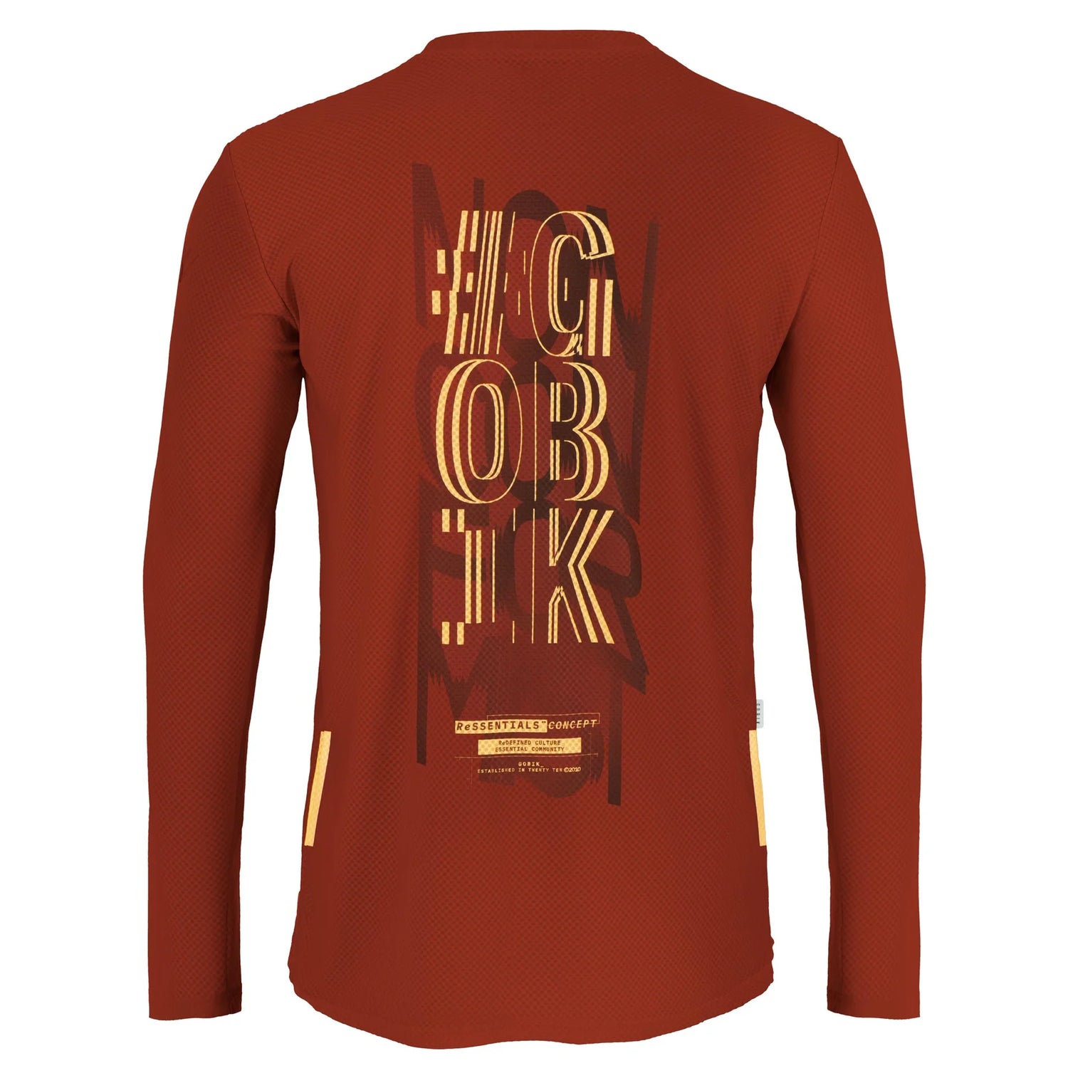 Maglia maniche lunghe Gobik Terrain Rooibos - Rosso - B