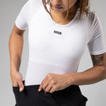 Camiseta interior mujer Gobik Cell Skin Hakuba - Blanco