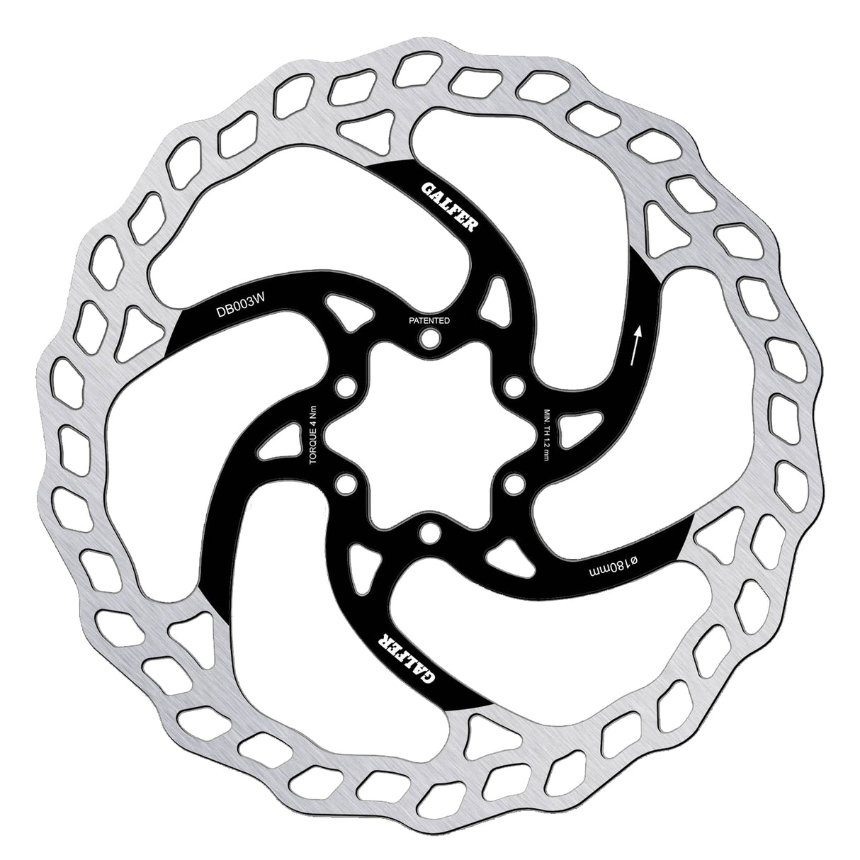 Disco Galfer Mtb Wave - 180 mm - H