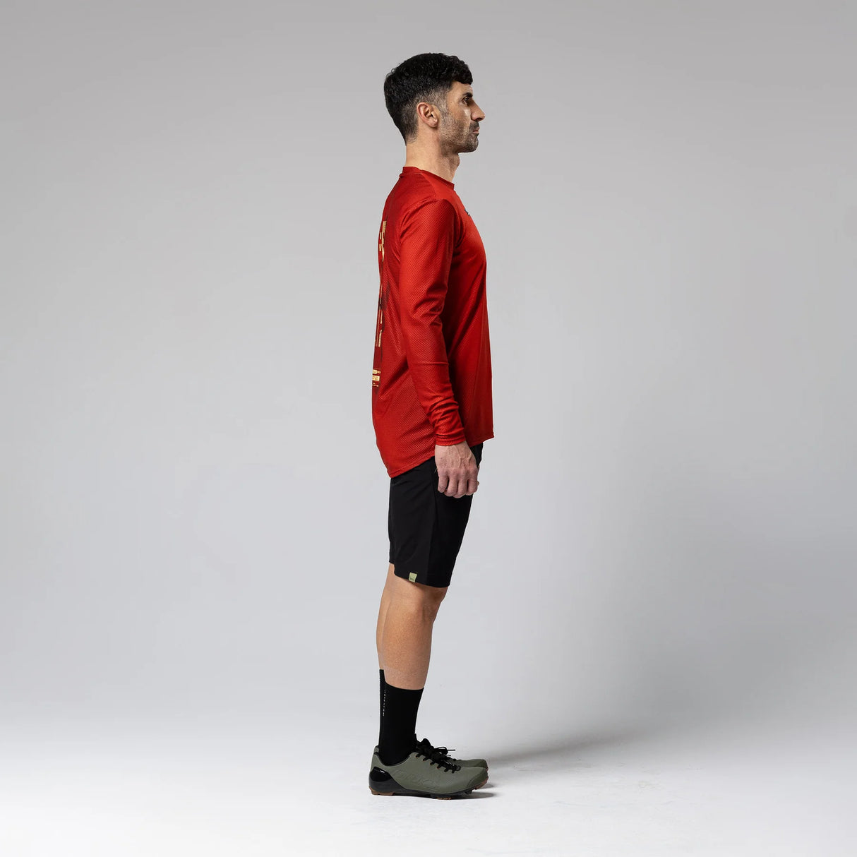 Maglia maniche lunghe Gobik Terrain Rooibos - Rosso - E