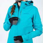 Endura Hummvee Waterproof Hooded frau jacket - Blau