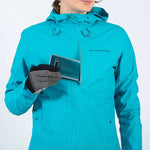 Endura Hummvee Waterproof Hooded frau jacket - Blau
