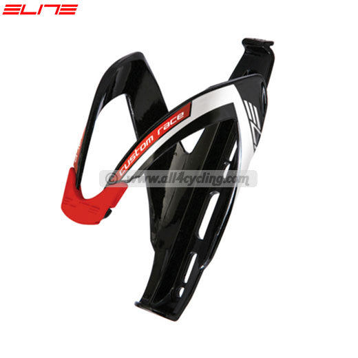 Porte-bidons Elite Custom Race - Noir/Blanc/Rouge