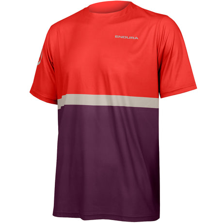 Maglia Endura SingleTrack Core T 2 - Viola - B