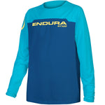 Endura MT500 Burner kid long sleeves jersey - Blue