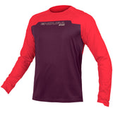 Maglia maniche lunghe Endura MT500 Burner - Viola - G