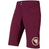 Pantaloncini Endura Singletrack Lite Short Fit - Viola - F