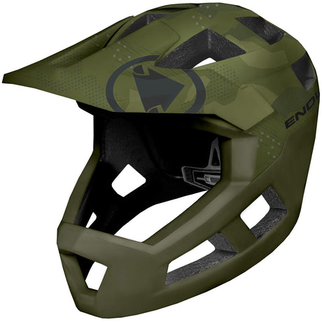 Casco bambino Endura Singletrack Full Face - Verde - A