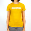 T-Shirt femme All4Cycling - Jaune