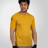 Maglia Endura GV500 Foyle Tech - Giallo - H