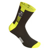 Rh+ Logo Merino 15 socks - Black yellow
