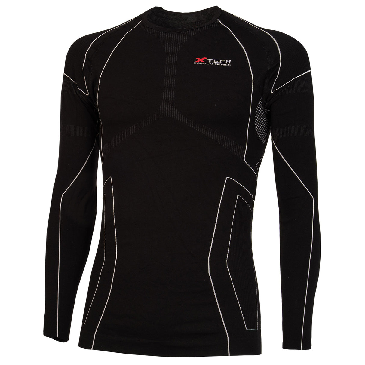 Maglia intima maniche lunghe Xtech antivento XT257 - Nero