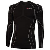 Maglia intima maniche lunghe Xtech antivento XT257 - Nero