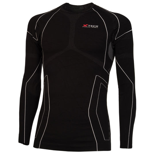 Maillot de corps manches longues Xtech coupe vent XT257 - Noir