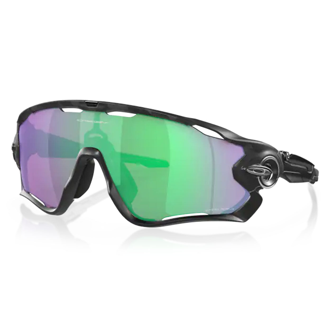 Oakley Jawbreaker sunglasses Black camo matte prizm road jade