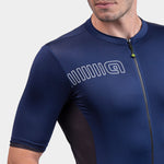 Maillot Ale Solid Color Block - Azul oscuro
