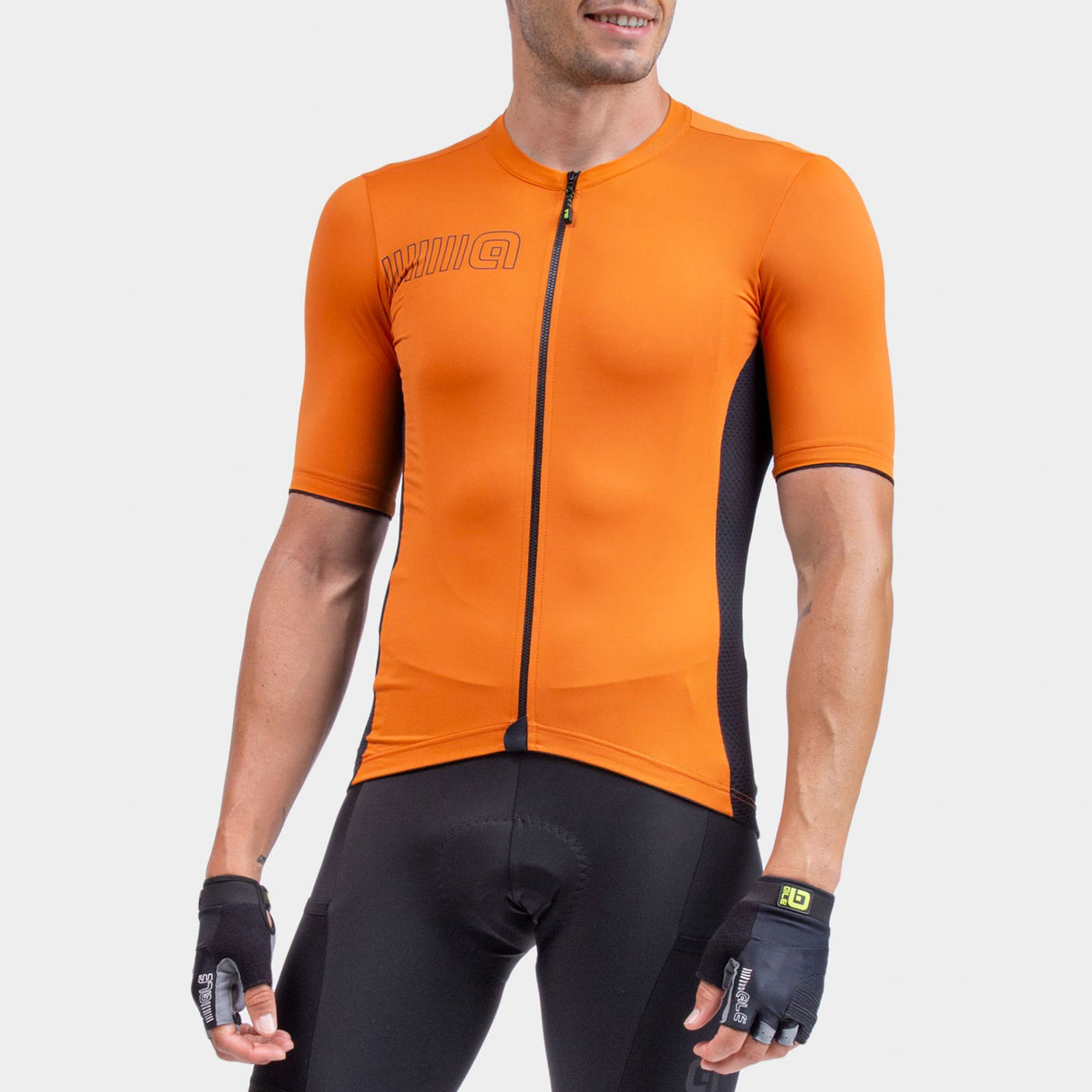 Maglia Ale Solid Color Block - Arancio - H