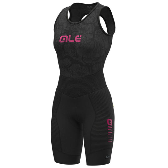 Ale R-EV1 Future Integrato frau kurz tragerhose - Schwarz pink
