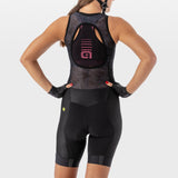Salopette donna Ale R-EV1 Future Integrato - Nero rosa