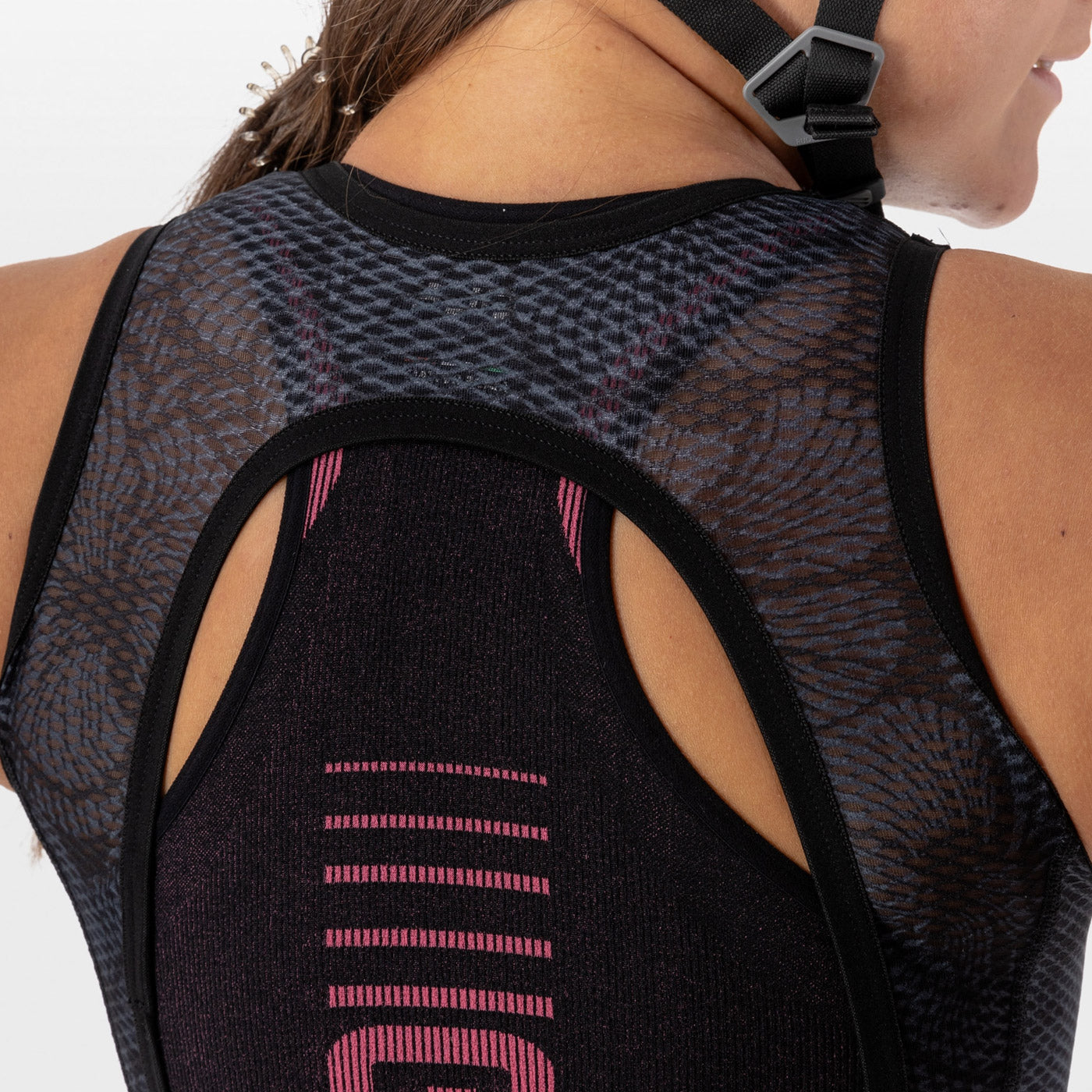 Salopette donna Ale R-EV1 Future Integrato - Nero rosa