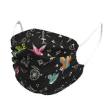 Mascherina Ale Versilia - Nero