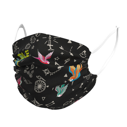 Mascherina Ale Versilia - Nero