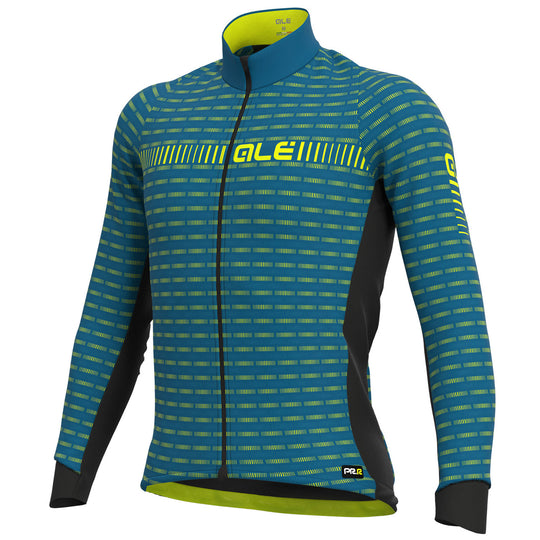 Ale PRR Green Road long sleeve jersey - Blue yellow