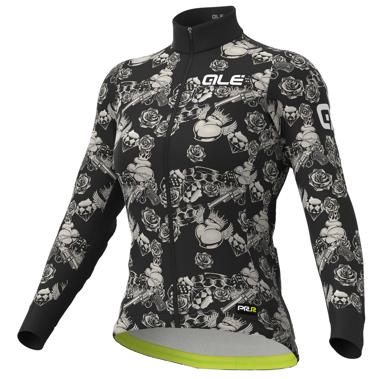 Maglia maniche lunghe Donna Ale PRR Las Vegas - Nero - M