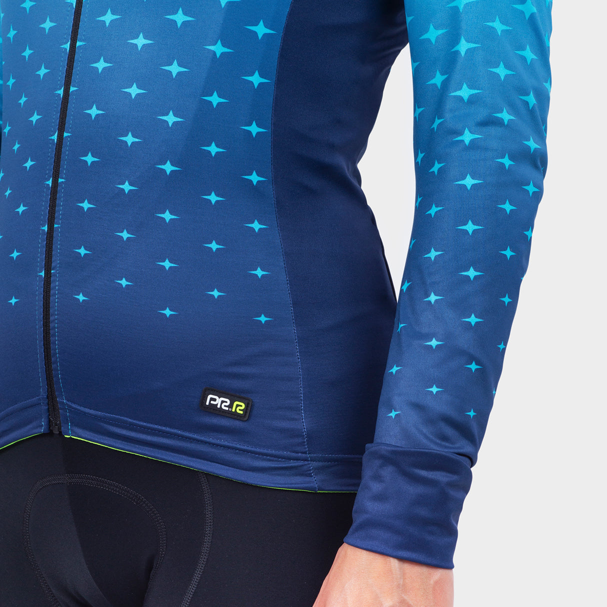 Maglia maniche lunghe donna Ale PRR Stars - Azzurro - B