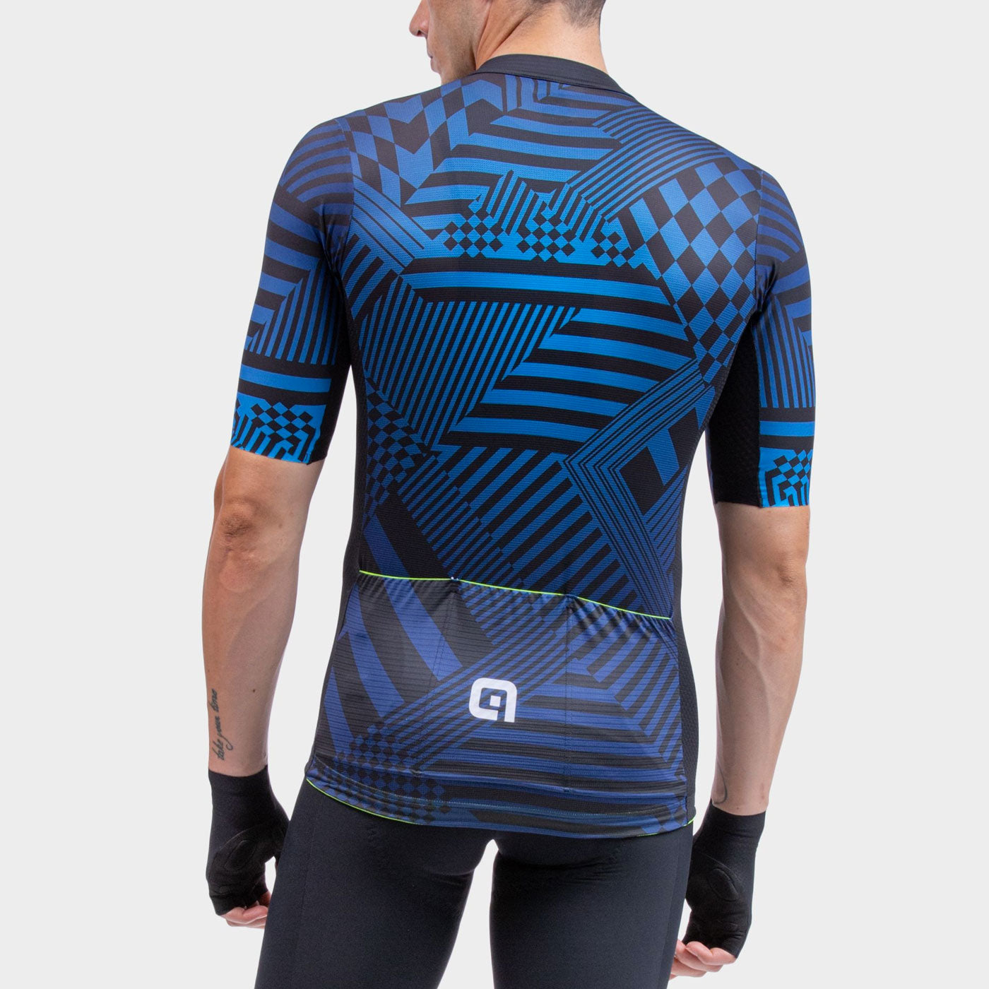 Ale PRS Checker jersey Blue All4cycling