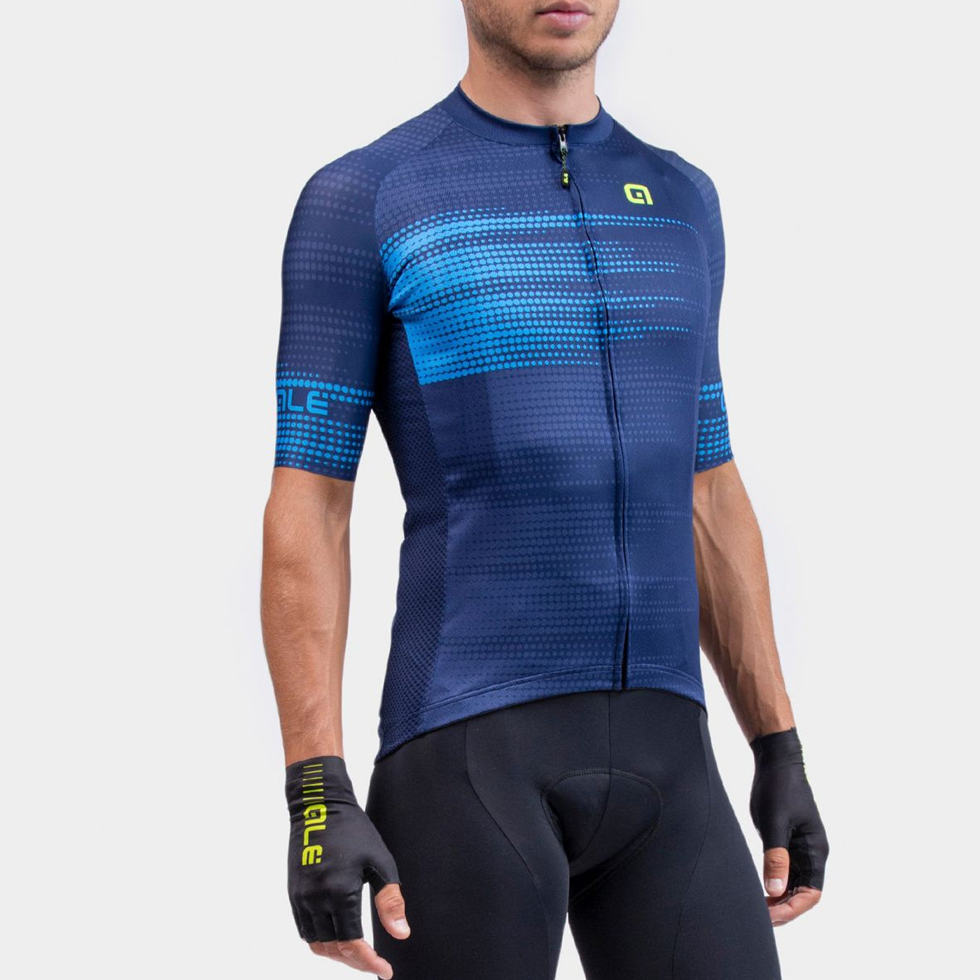 Ale Solid Turbo jersey Blue All4cycling