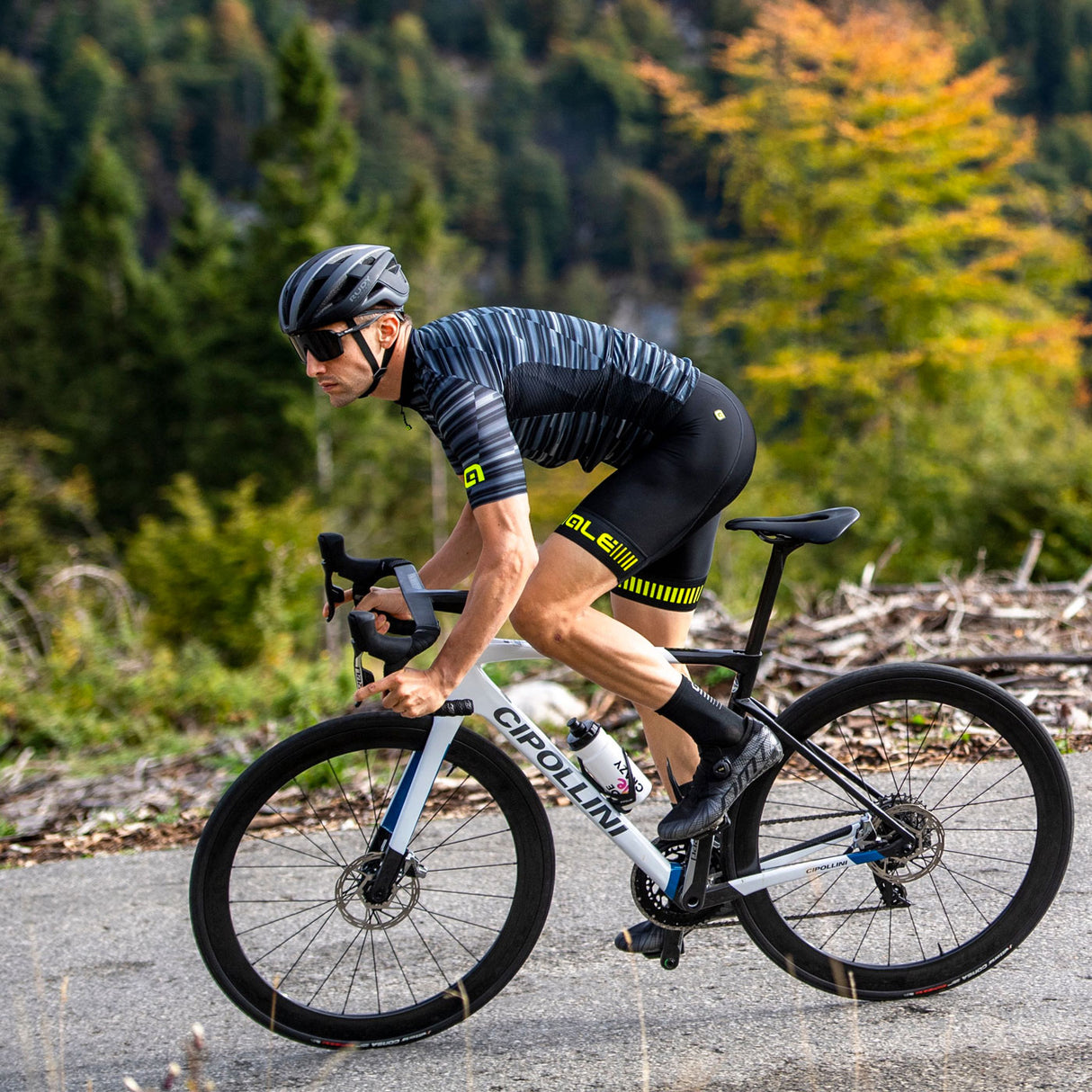 Maglia Ale Solid Step - Nero - G