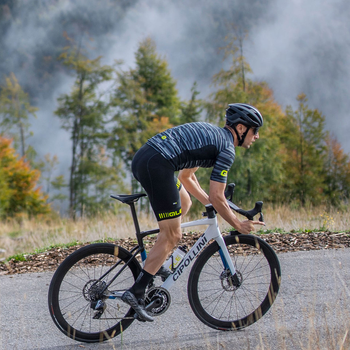 Maglia Ale Solid Step - Nero - F