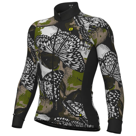 Maglia maniche lunghe Ale PRR Falena - Verde - L