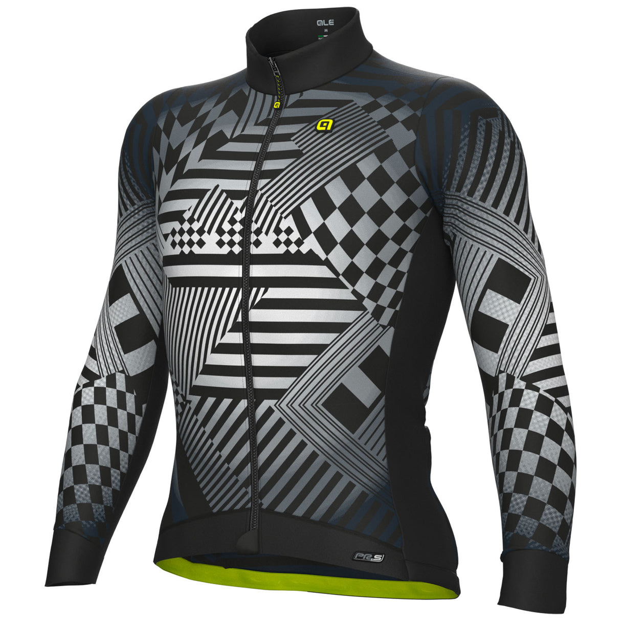 Maglia maniche lunghe Ale PR-S Checker - Grigio - H