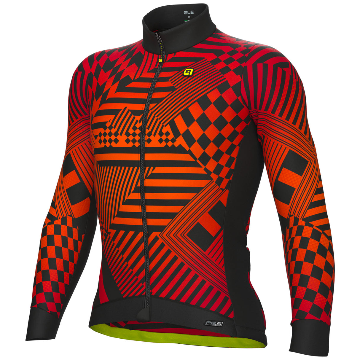 Maglia maniche lunghe Ale PR-S Checker - Rosso - P