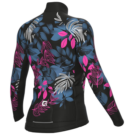 Maglia maniche lunghe donna Ale PRR Green Garden - Nero - M