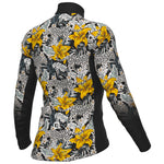 Ale PRR Hibiscus long sleeve woman jersey - Yellow