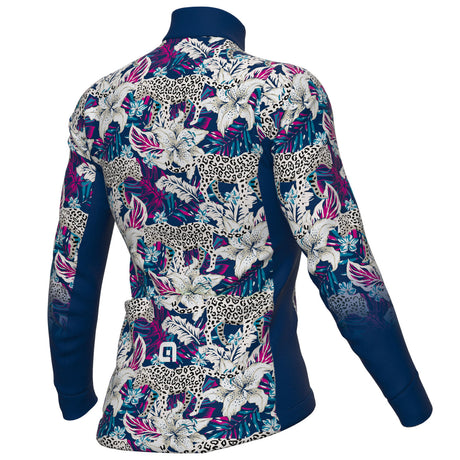 Maglia maniche lunghe donna Ale PRR Hibiscus - Blu - E