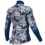 Ale PRR Hibiscus long sleeve woman jersey - Blue