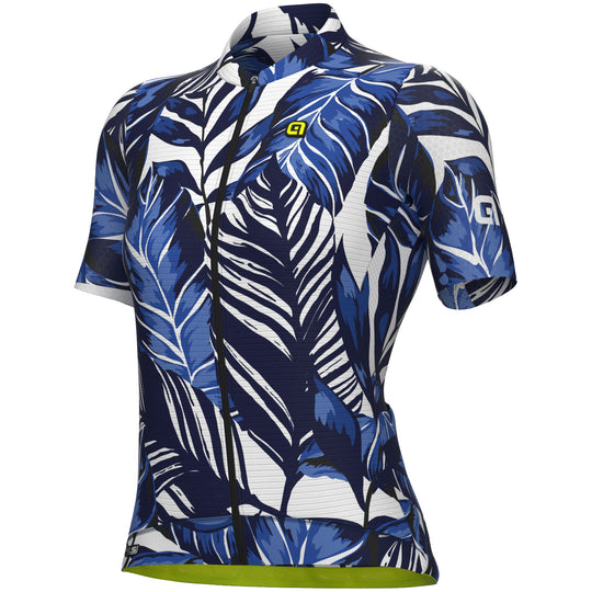 Maglia donna Ale PR-S Leaf - Blu