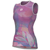 Ale Watercolor woman sleeveless base layer - Violet