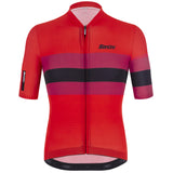 Maglia Santini Sleek Bengal - Rosso - Q