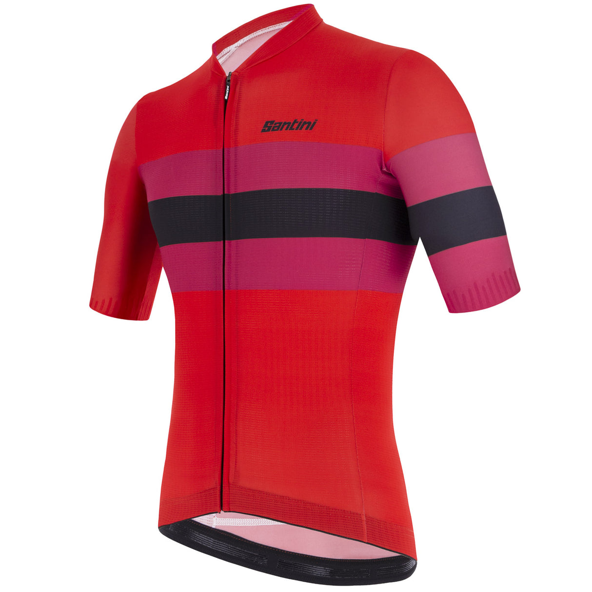 Maglia Santini Sleek Bengal - Rosso - A