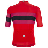 Maglia Santini Sleek Bengal - Rosso - B