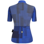 Santini Delta Kinetic woman jersey - Blue