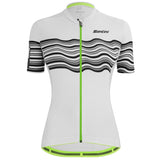 Maglia donna Santini Tono Profilo - Bianco - B